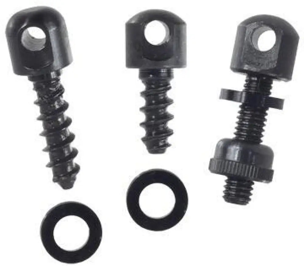 Outdoor Connection Sling Accessories Swivel Base 3-piece Screw Set - Black Buy at Faith and Freedom Outdoors