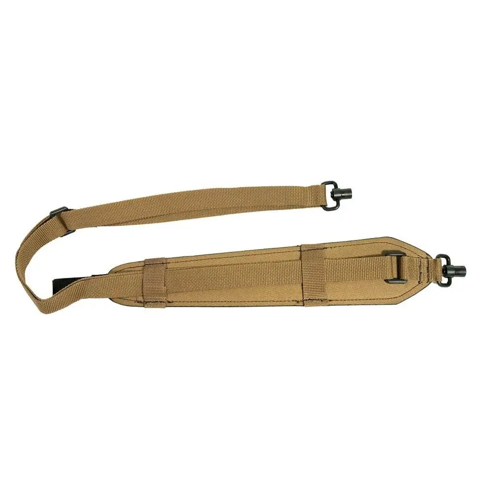 Outdoor Connection Slings Padded Ss Sling with Talon Swivel Fde Buy at Faith and Freedom Outdoors