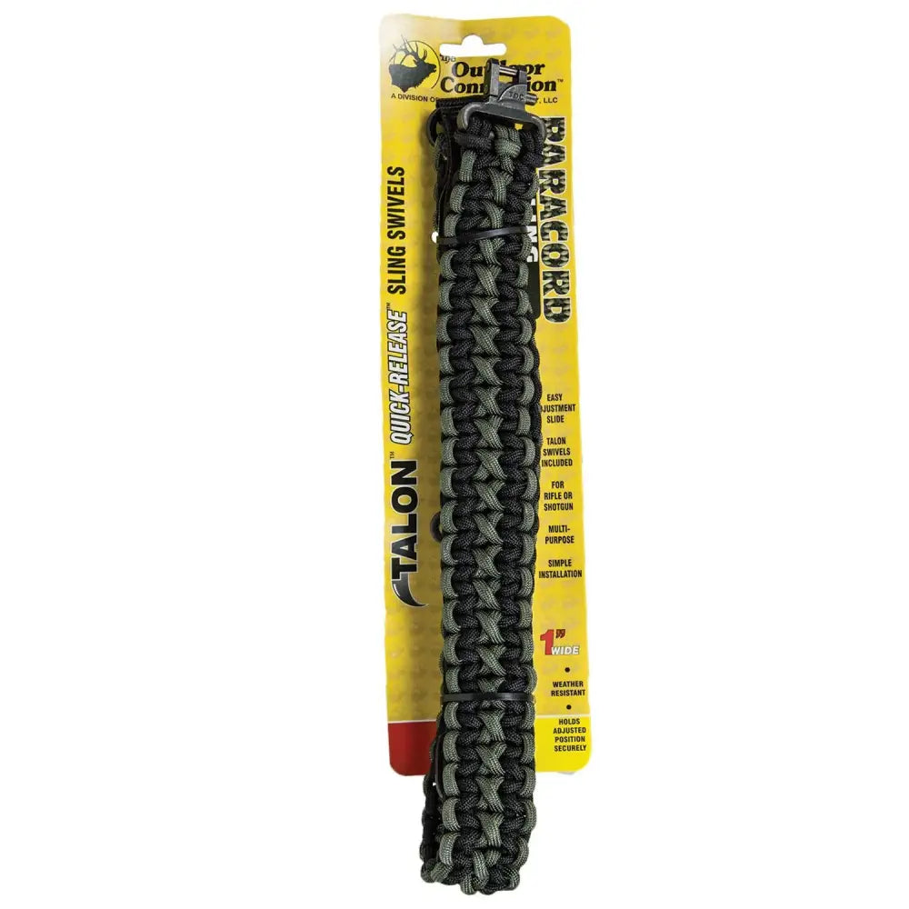Outdoor Connection Slings Sling - Paracord Black Talons Buy at Faith and Freedom Outdoors