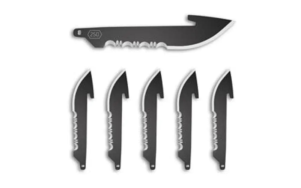 Outdoor Edge Drop-pt 2.5’’ Srtd Blade 6pk Buy at Faith and Freedom Outdoors - Tools - Knife