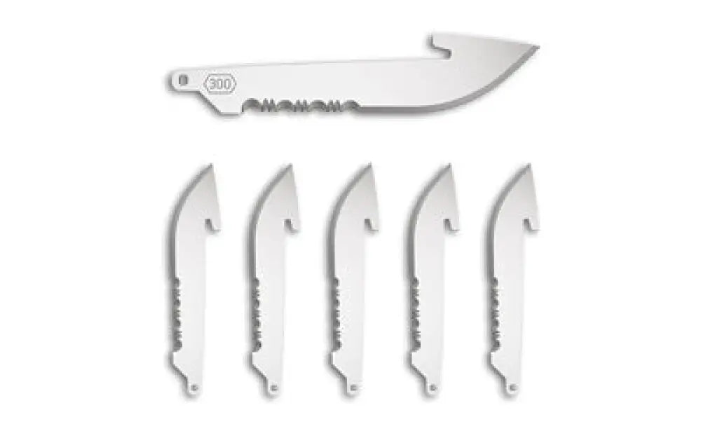 Outdoor Edge Drop-pt 3.0’’ Srtd Blade 6pk Buy at Faith and Freedom Outdoors - Tools - Knife