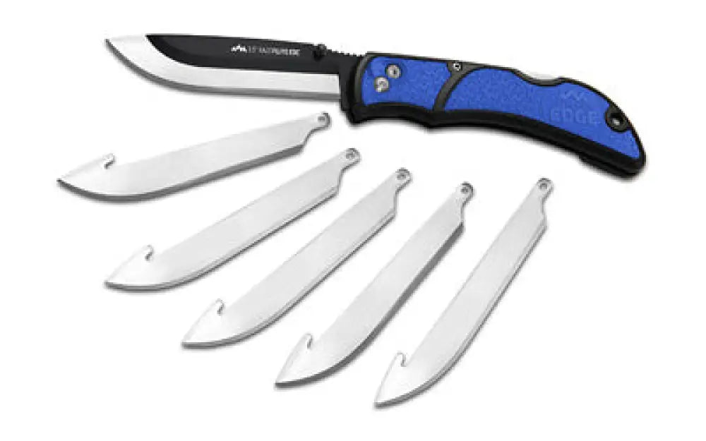 Outdoor Edge Razor-edc Lt 3.5’’ 6 Blds Blu Buy at Faith and Freedom Outdoors - Folding Knives - Knife