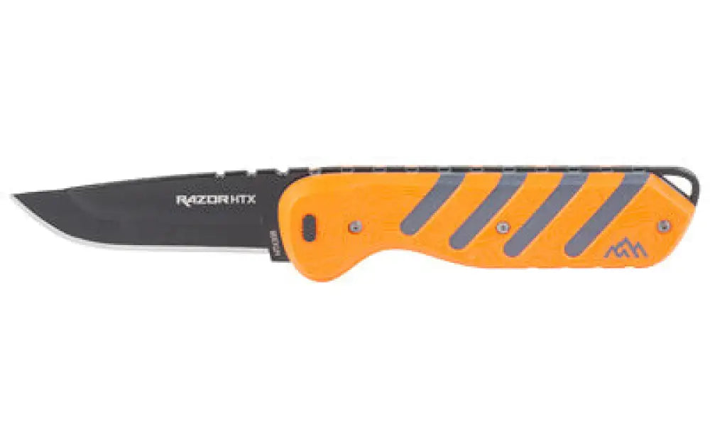 Outdoor Edge Razor Htx 3’’ Fxd Gry/org/bk Buy at Faith and Freedom Outdoors - Fixed Blade Knives - Knife
