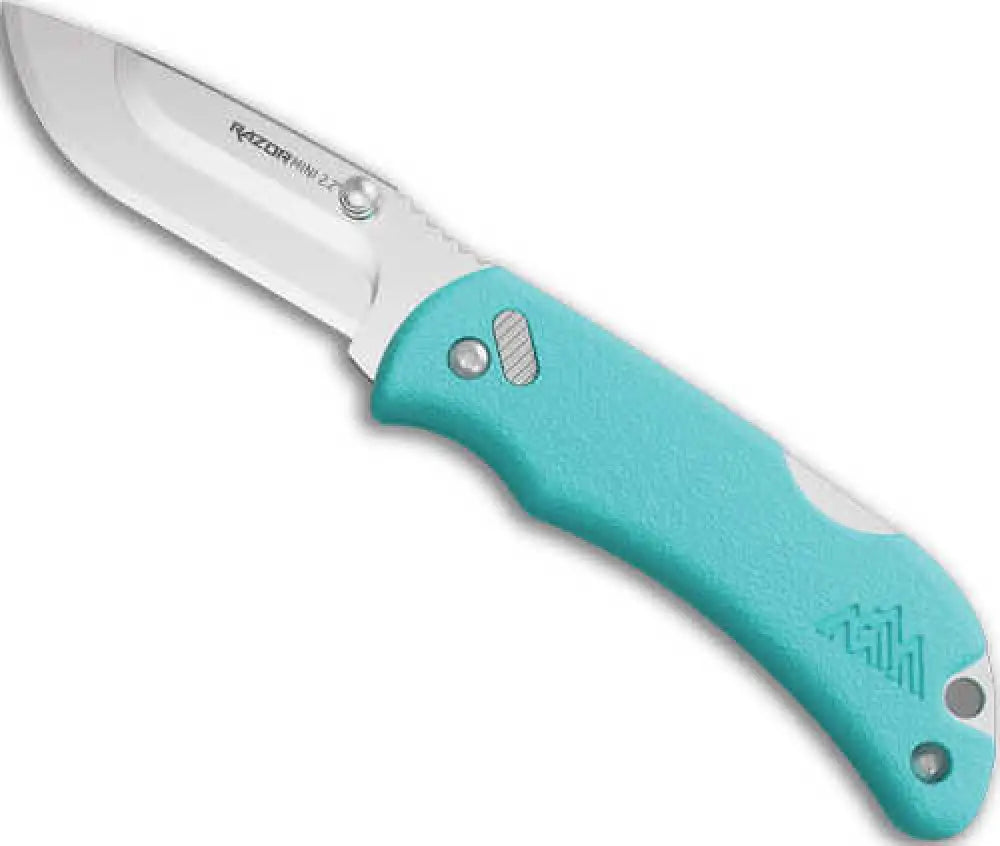 Outdoor Edge Razor-mini 2.2’’ Seafoam Pms W/2 Blades - Rms222c