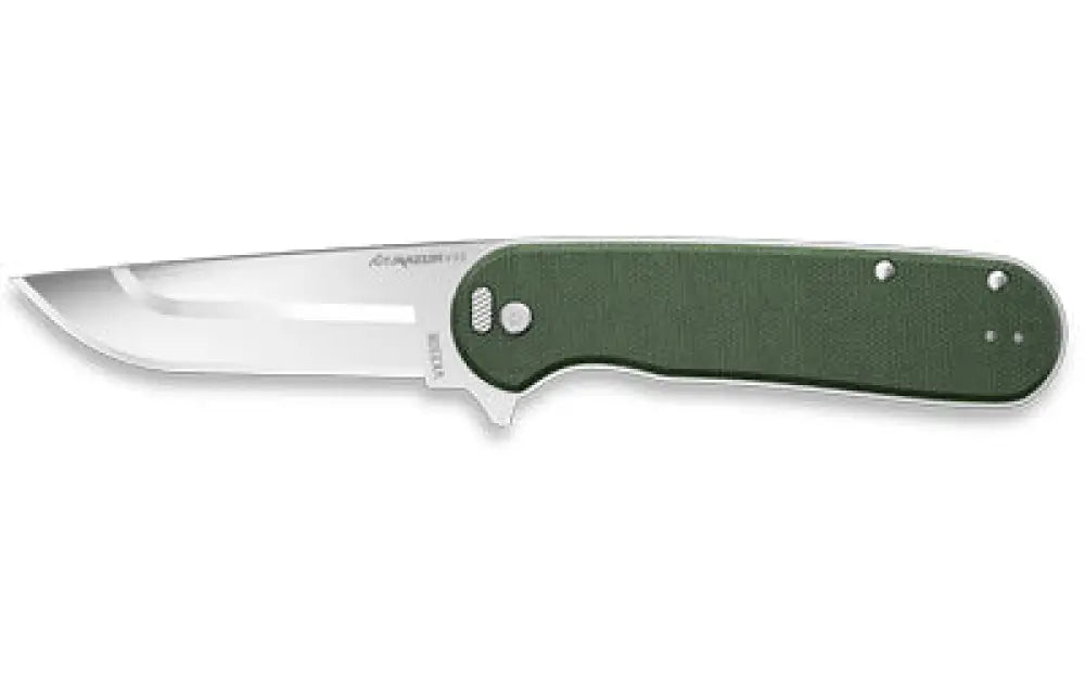 Outdoor Edge Razor Vx3 Micarta Green Ss Buy at Faith and Freedom Outdoors - Folding Knives - Knife