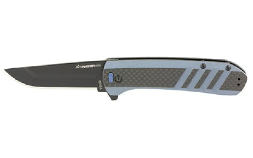 Outdoor Edge Razor Vx4 G10 Crbn Fbr Blue Buy at Faith and Freedom Outdoors - Folding Knives - Knife