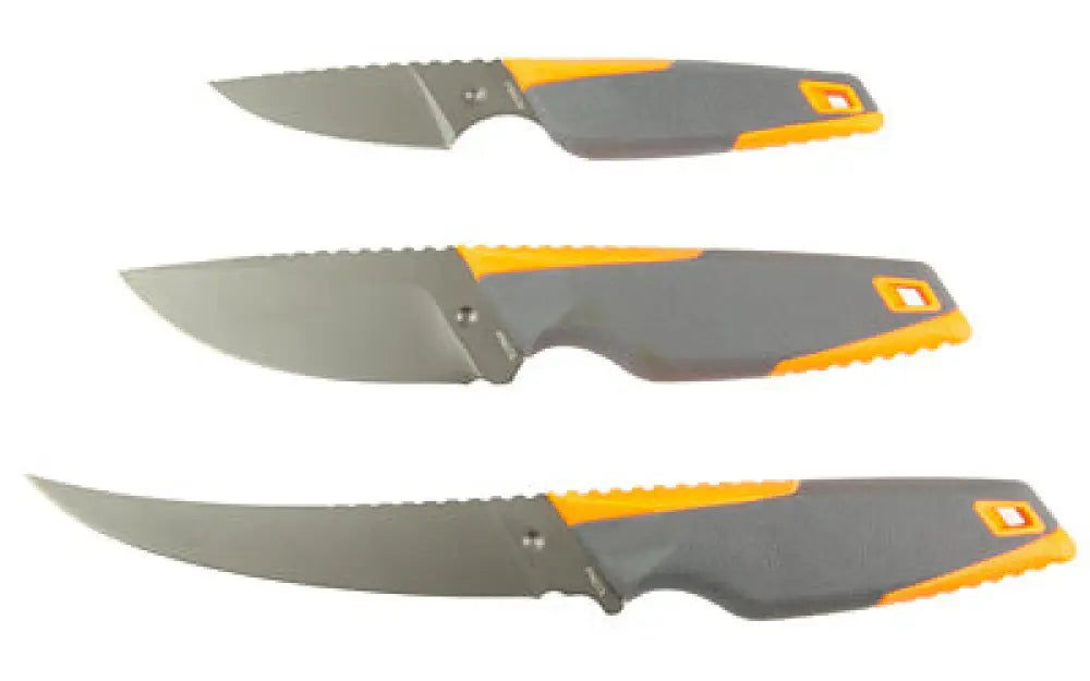 Outdoor Edge Vantex 4pc Roll Pack Kit Gry Buy at Faith and Freedom Outdoors - Fixed Blade Knives - Knife