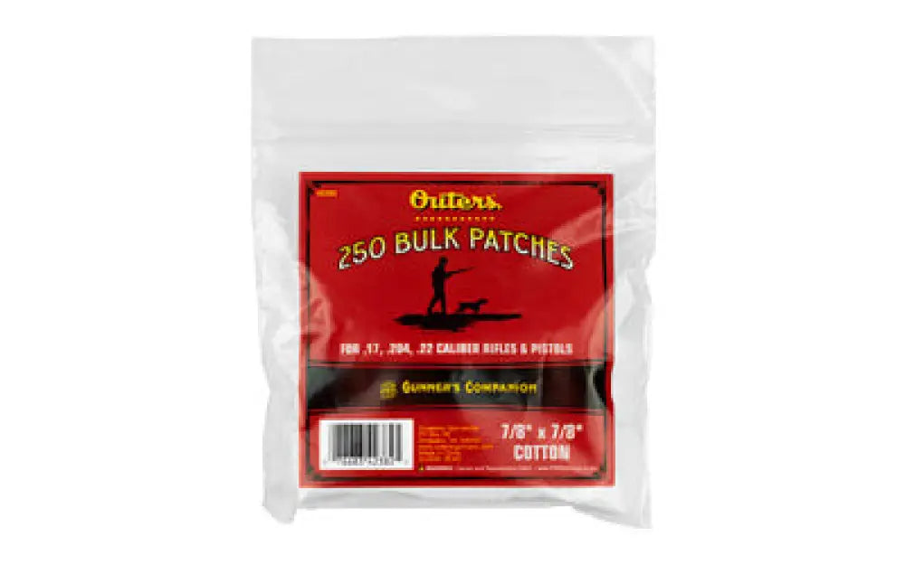 Outers Patches 17-22 Cal 250ct Buy at Faith and Freedom Outdoors - Cleaning Hardware & Components - Patch