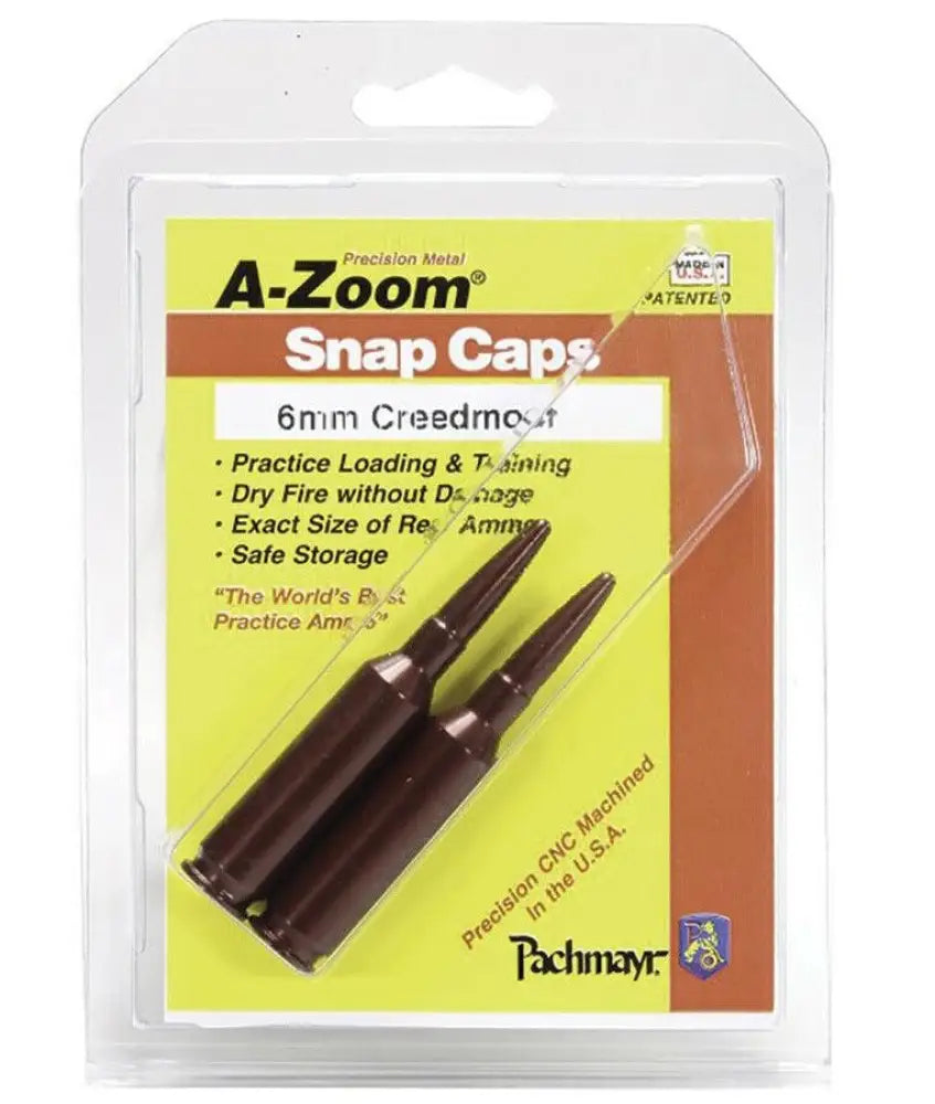 Pachmayr/tacstar Division Dummy Rounds|snap Caps & Rounds A-zoom 6mm Creedmoor Snapcap 2pk Buy at Faith and Freedom