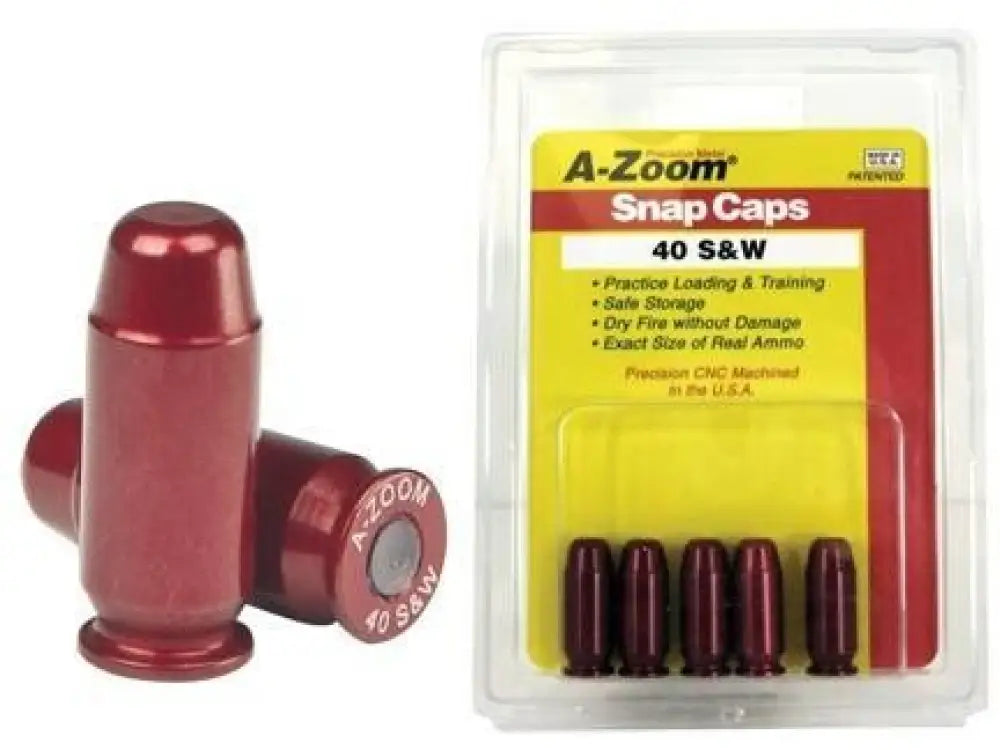 Pachmayr/tacstar Division Dummy Rounds|snap Caps & Rounds A-zoom Metal Snap 40 S&w 5/ct Buy at Faith and Freedom