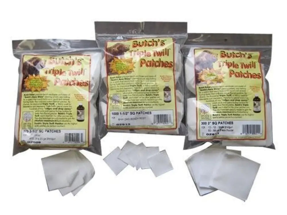 Pachmayr/tacstar Division Gun Cleaning Jags Patch Holders & Patches Pachmayr Butch’s Triple Twill 1-1/2’’ - 1000/ct Buy