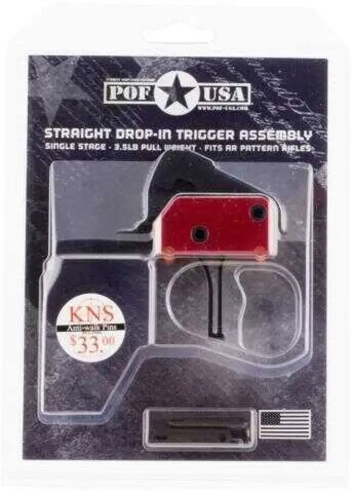 Patriot Ordnance Factory Drop-in Trigger System Straight 3.5 Pound Pull Weight Includes Disconnect Hammer and Kn - 858