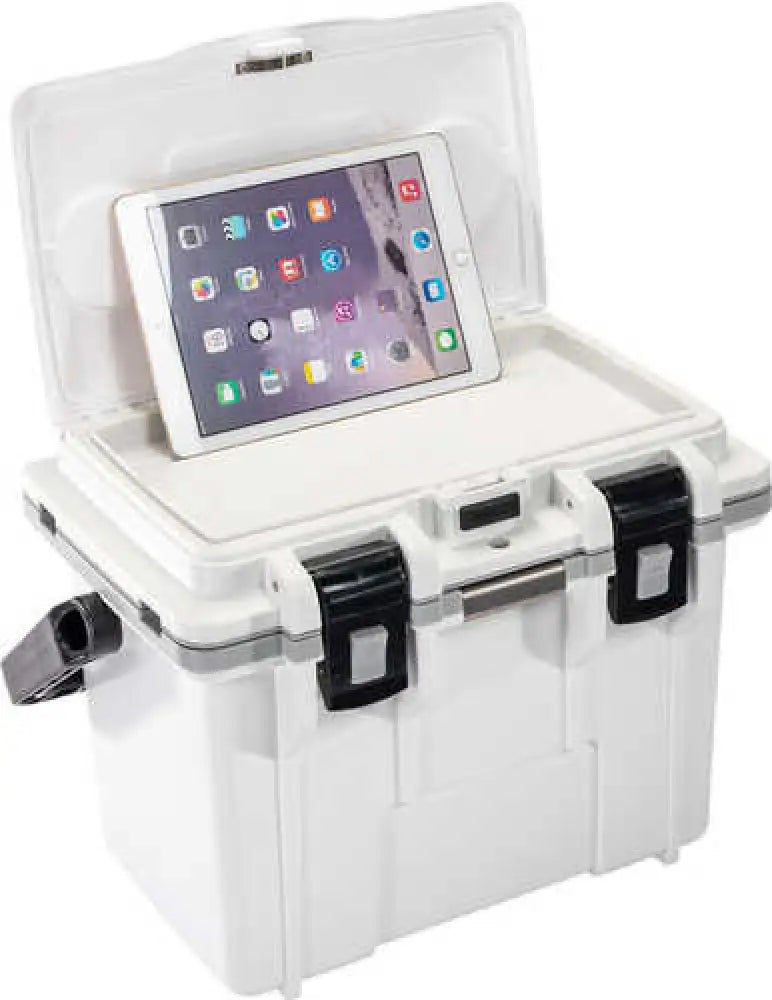 Pelican Coolers Im 14 Quart White/gray W/dry Storage - 14q1whtgry
