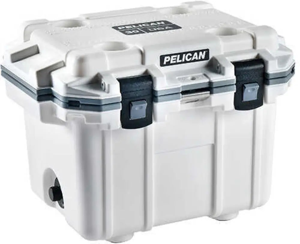 Pelican Im 30 Quart Elite Cooler White/gray Md: 30q-1-whtgry