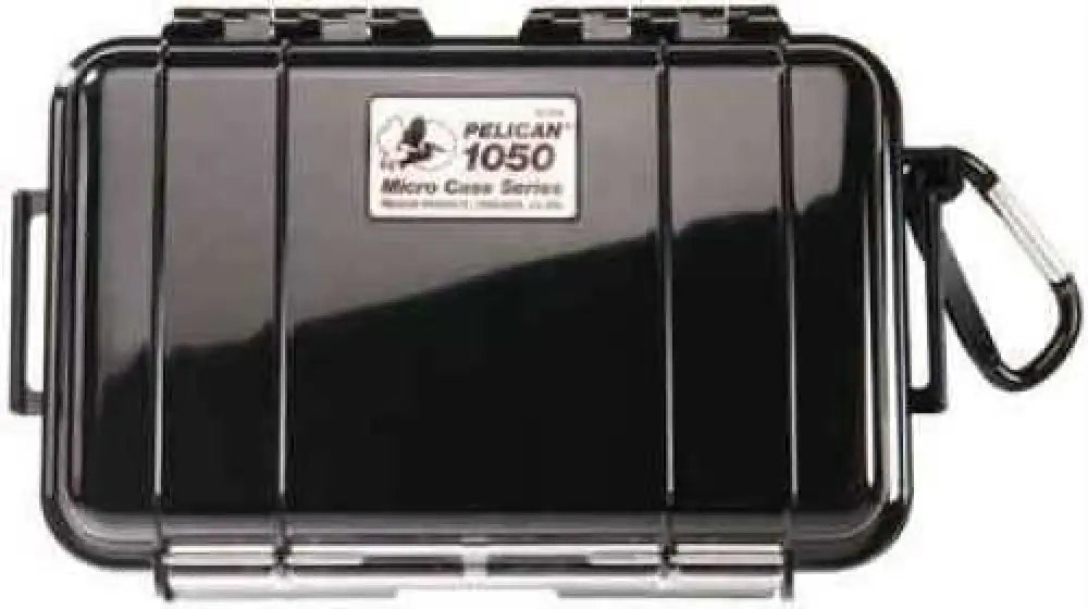 Pelican Micro Case Clear with Black Liner - Interior Dimensions: 6.31’’x 3.68’’x 2.75’’ - Water Resistant 1050