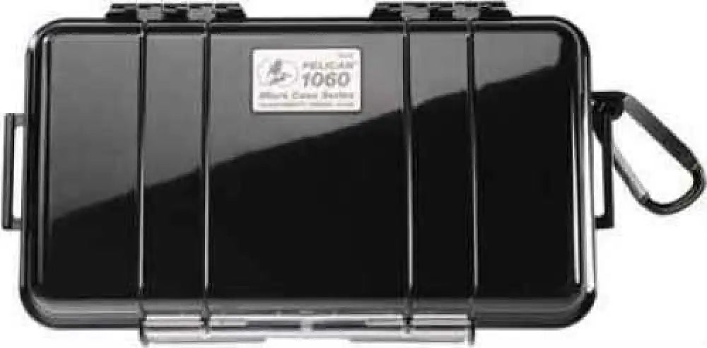 Pelican Micro Case Clear with Black Liner - Interior Dimensions: 8.25’’x 4.25’’x 2.25’’ - Water Resistant 1060