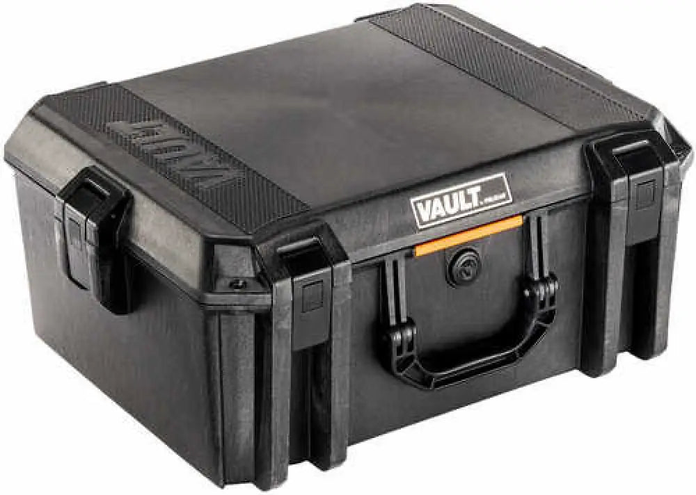 Pelican Vcv550 Vault Equipment Case 22.42’’ l x 17.46’’ w 9.16’’ d (exterior) Polyethylene Black