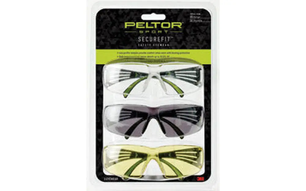 Peltor Securefit 400 Eye Prot 3-pack Buy at Faith and Freedom Outdoors - Eye Protection - Anti-fog Glasses