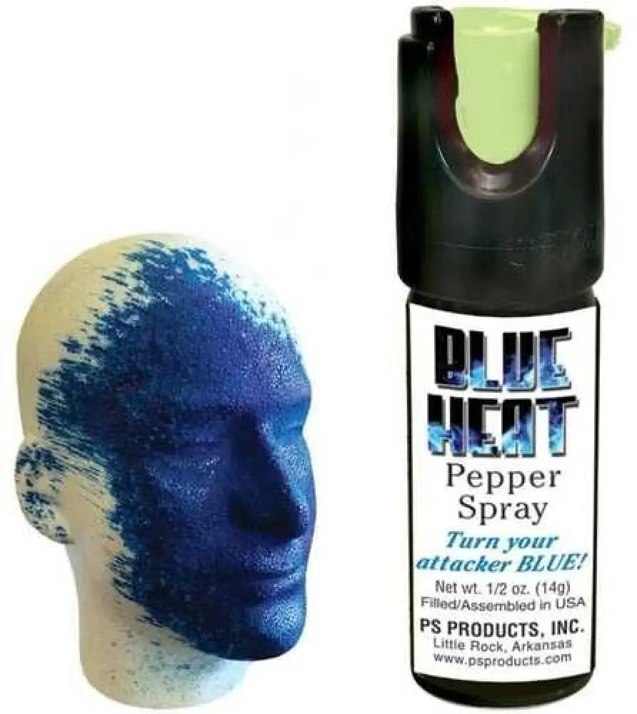 Personal Security Products Eliminator Blue Heat Pepper Spray 1/2 Oz with Dye - Ec14bh-c