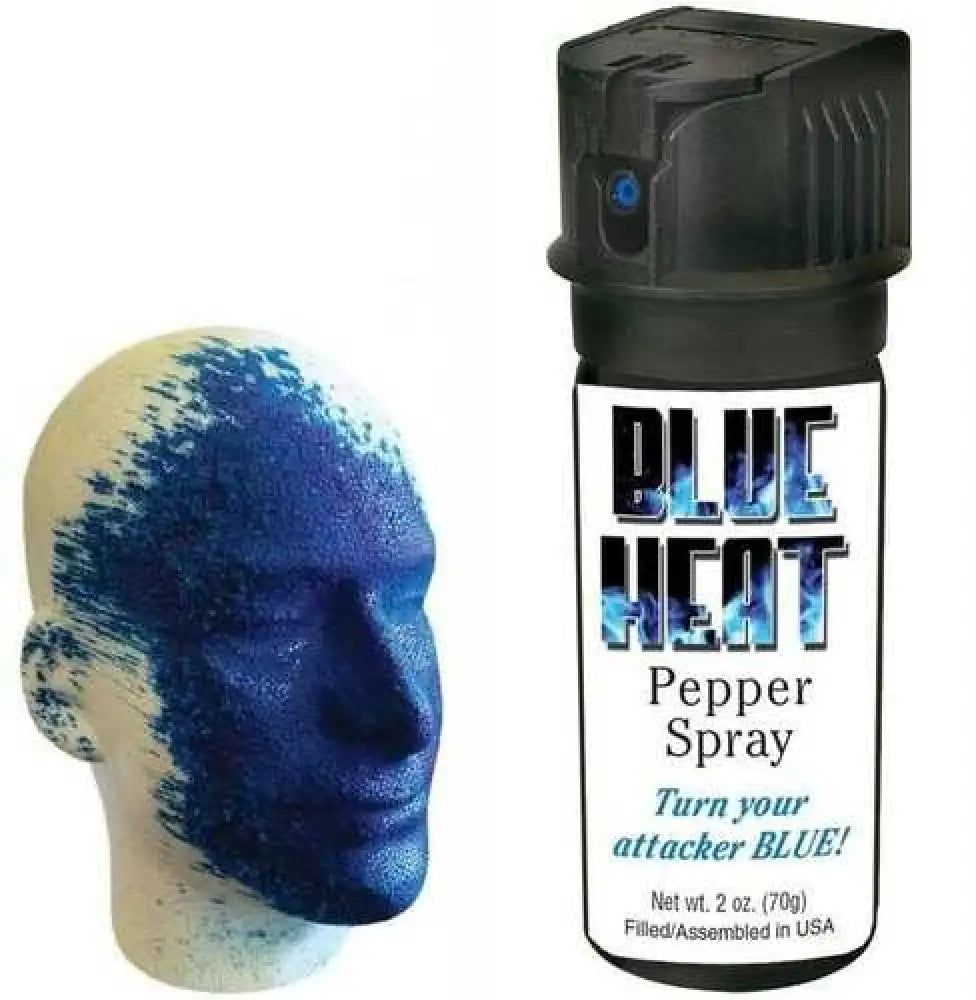 Personal Security Products Eliminator Blue Heat Pepper Spray 2 Oz with Dye - Ec60bhft-c