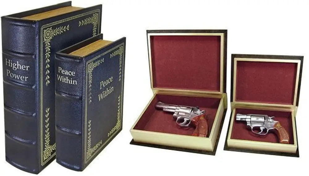 Personal Security Products Gun Safes & Cabinets Peacekeeper Black Diversion Books - 2/ct Buy at Faith and Freedom
