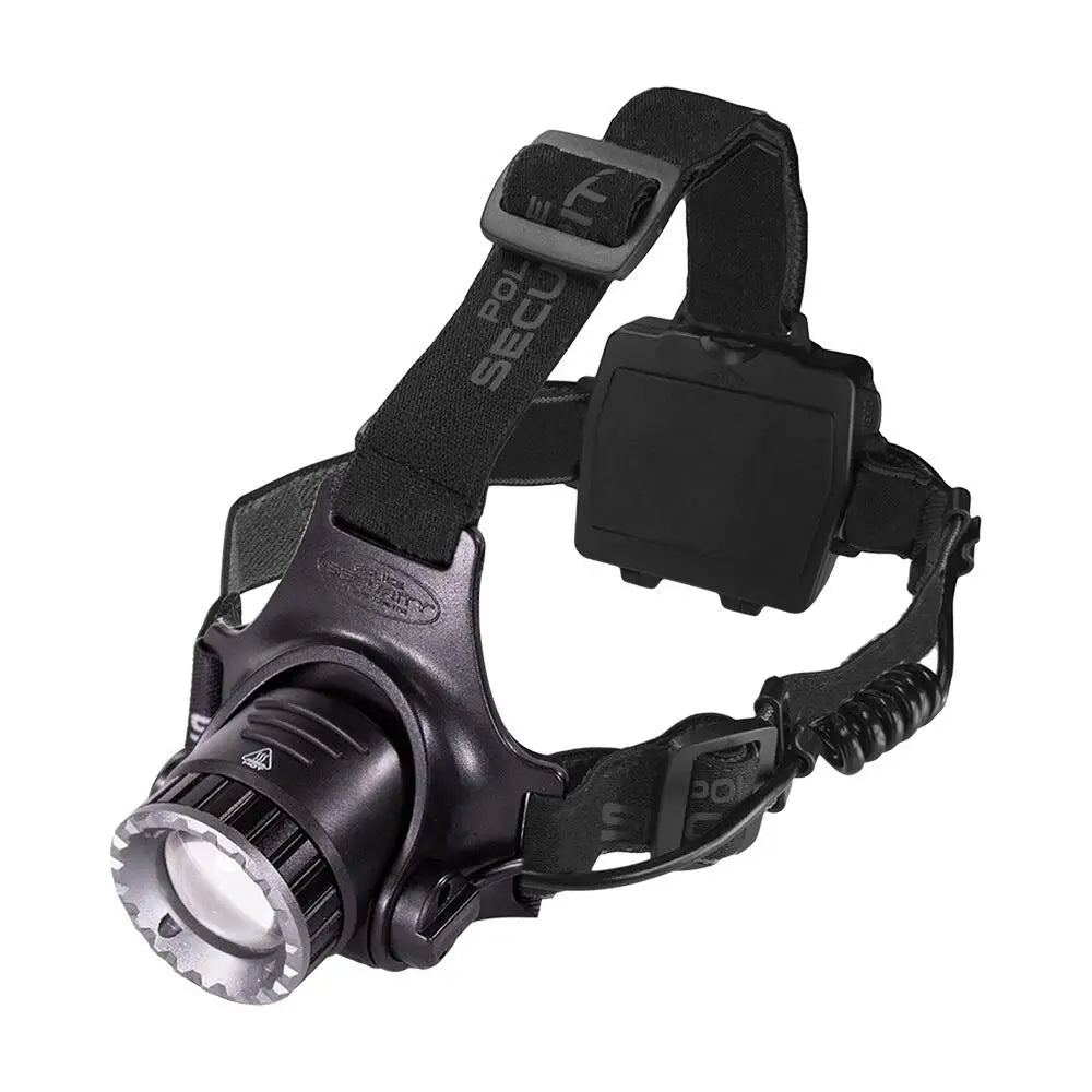 Police Security Flashlights Headlamps Lb Marketing Inc Dba Long Throw Headlamp 500 Lumens Black Buy at Faith