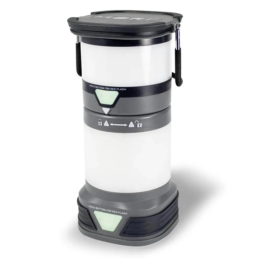 Police Security Flashlights Lanterns Lb Marketing Inc Dba Morf 2-in-1 Lantern 380 Lumen Black Buy at Faith and Freedom