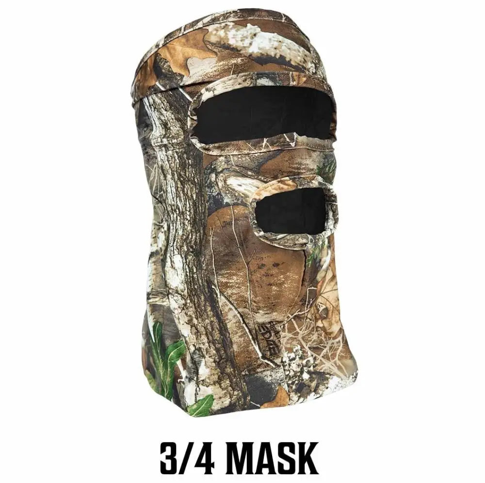 Primos Balaclavas & Neck Gaiters Stretch Fit Mask - Realtree Edge Camo 3/4 Face Buy at Faith and Freedom Outdoors