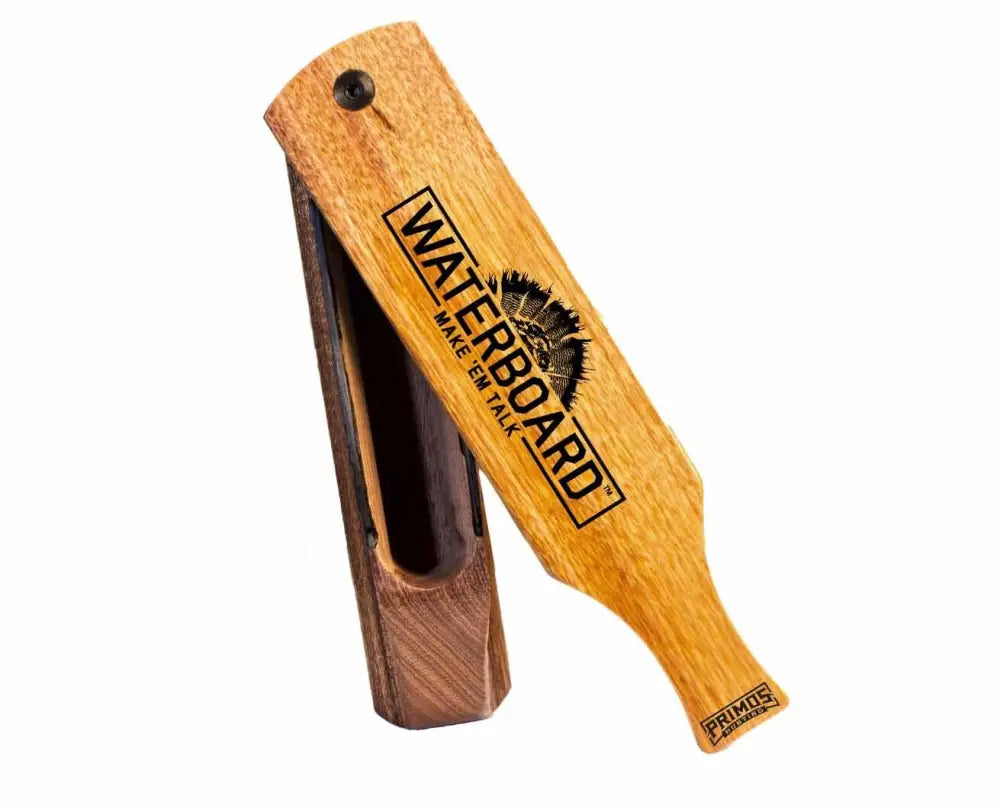 Primos Box Calls|hunting Waterboard Wood Grain Turkey Call / Trap Buy at Faith and Freedom Outdoors