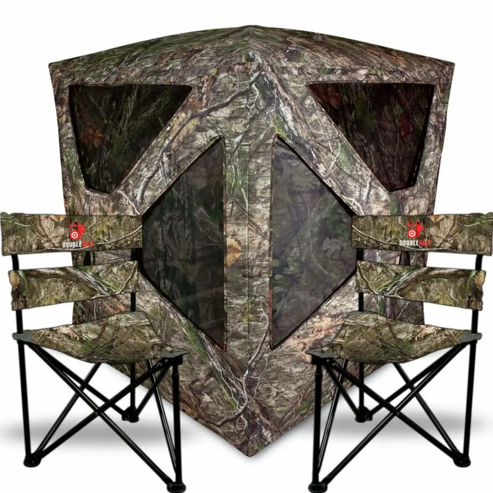 Primos Ground Blinds Double Bull Roughneck Series Blind w 2 Tri Stools Sb Buy at Faith and Freedom Outdoors
