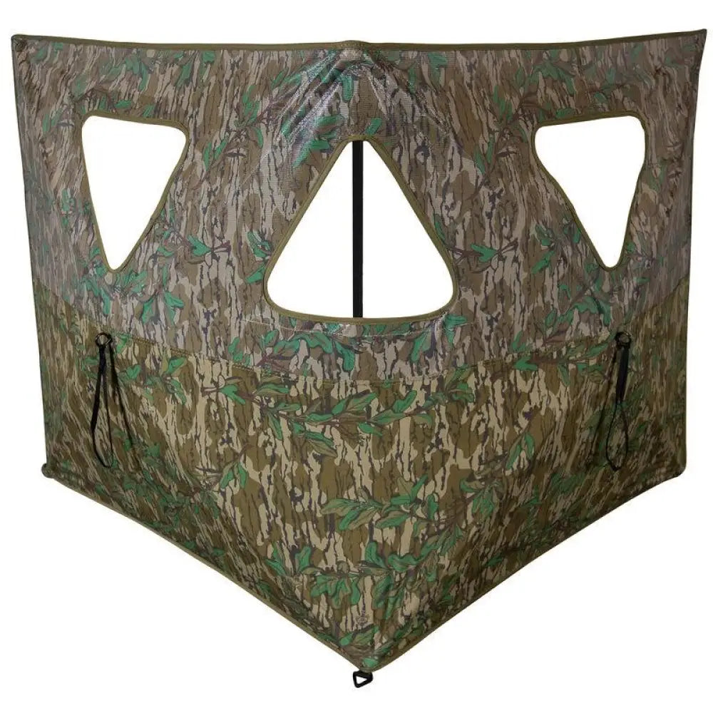 Primos Ground Blinds|hunting Double Bull Stakeout Blind - Mossy Oak Greenleaf Buy at Faith and Freedom Outdoors
