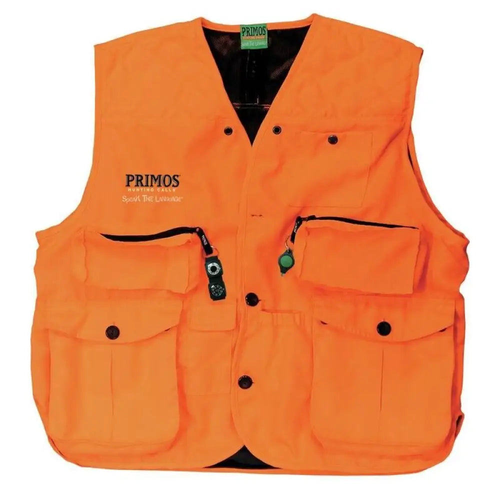 Primos Hunting Safety|shooting Vests Gunhunters Huntin Vest Blaze Orange m Hang Tag Buy at Faith and Freedom Outdoors