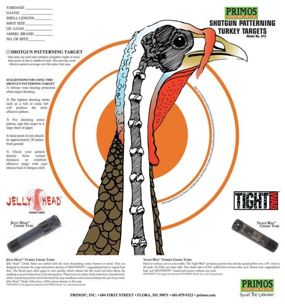 Primos Paper Targets Turkey - 12/ct Buy at Faith and Freedom Outdoors