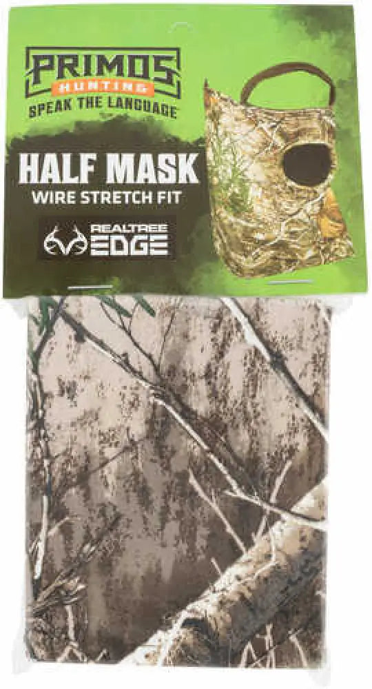 Primos Stretch Fit Half Face Realtree Edge - Ps6667