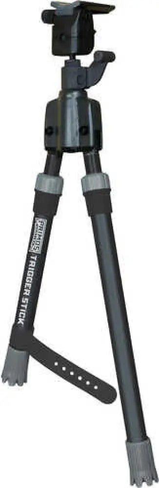 Primos Trigger Stick Bipod Made of Steel with Black & Gray Finish Qd Swivel Stud Attachment Mount Type Short he - 65825