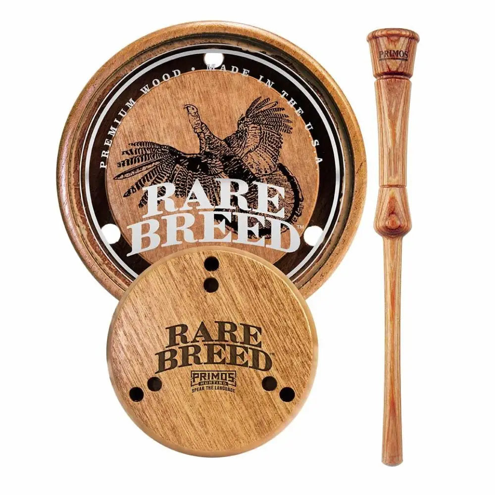 Primos Turkey Calls Rare Breed Glass Pot Call Wood Grain Buy at Faith and Freedom Outdoors