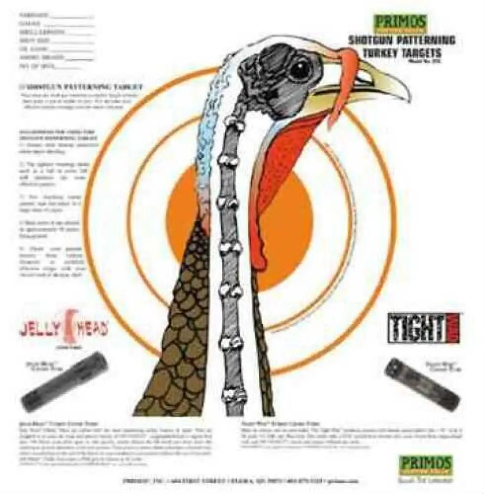 Primos Turkey Pattern Target 12 Pk. Model: 6041