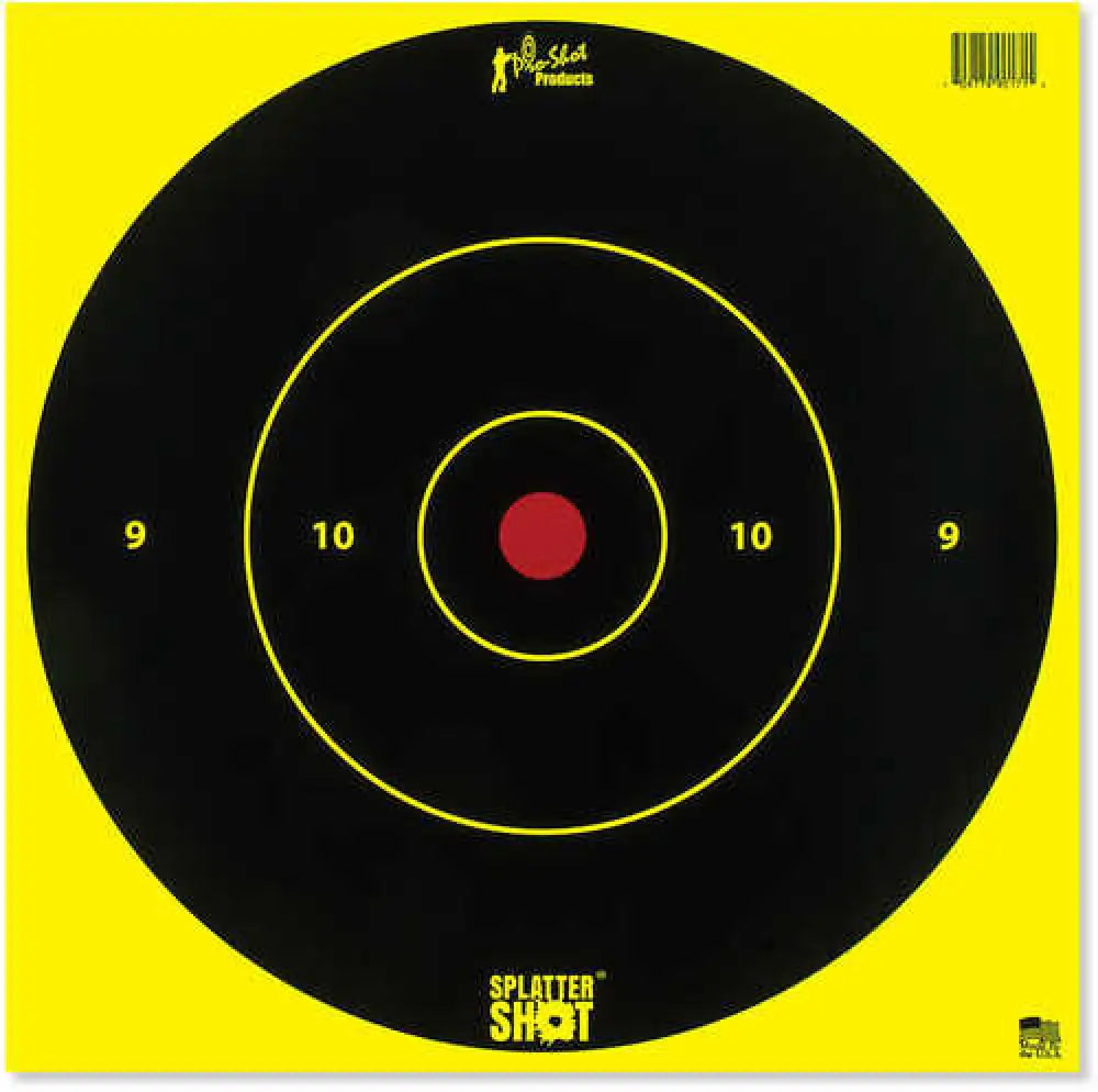Pro-shot 12in Green Bullseye Target Heavy Tag Paper 12 Pk Bag - 12bgreentg12pk
