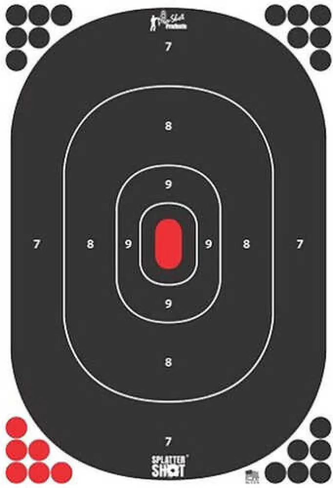 Pro-shot 12x17 Silhouette Peel & Stick 5 Pack Bag - Silhin5pk