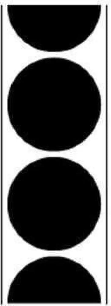 Pro-shot 1in Repair Patches - 216 Black - P216