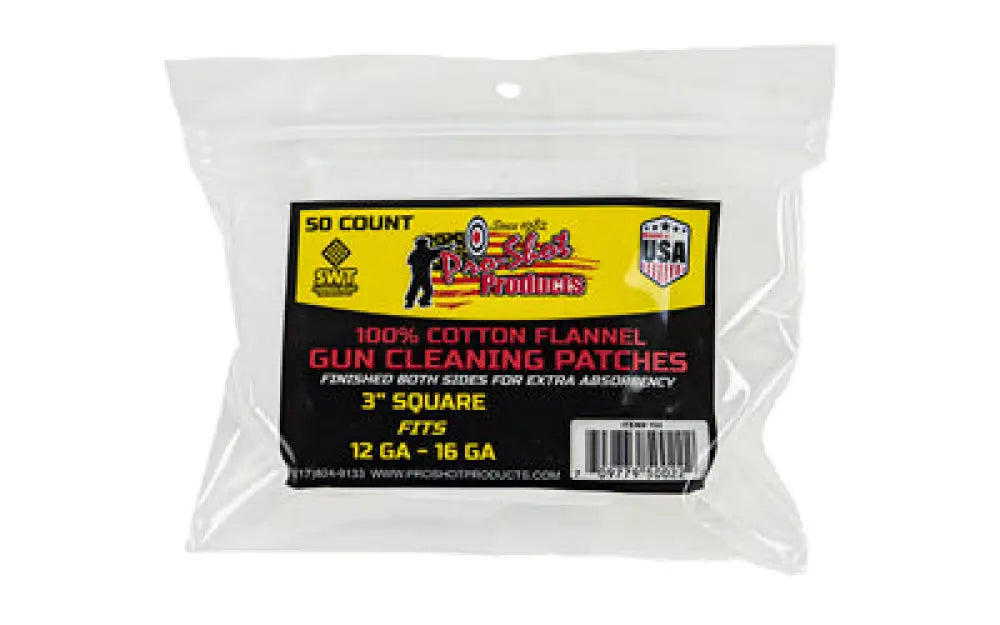 PRO-SHOT PATCH 12-16GA 50CT Buy At Faith And Freedom Outdoors - Patch