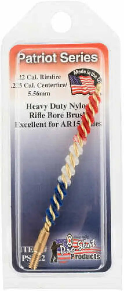 Pro-shot Patriot Rifle Bore Brush 223 Caliber 8 x 32 Thread Heavy Duty Nylon - Psr22