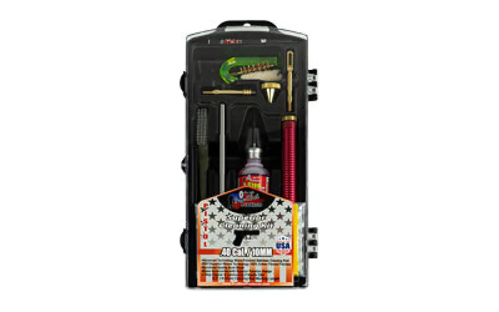 Pro-shot Pistol Cleaningg Kit.40cal/10 Box Buy at Faith and Freedom Outdoors - Cleaning Kits - Kit