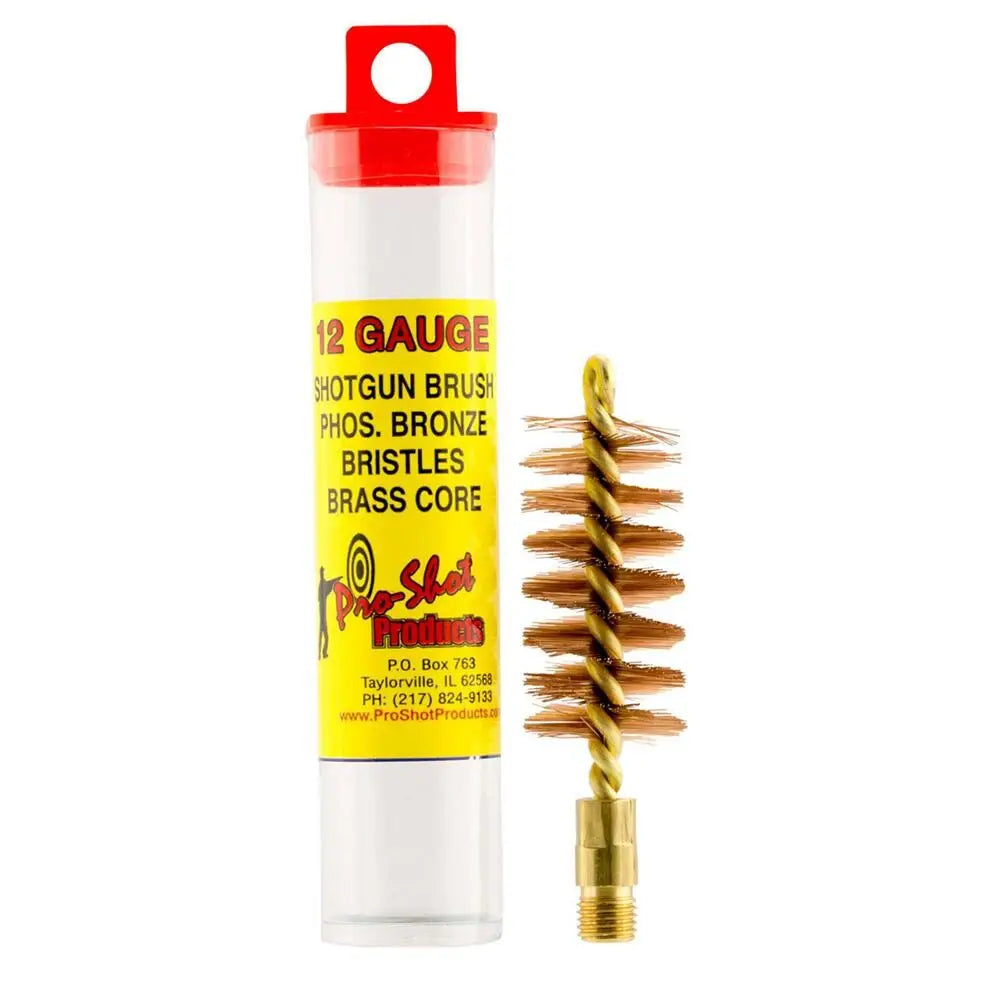 Pro-shot Products Cleaning Brushes Mops and Swabs Phosphorus Bronze Bristles/brass Core Shotgun Bore Brush (5/16-27