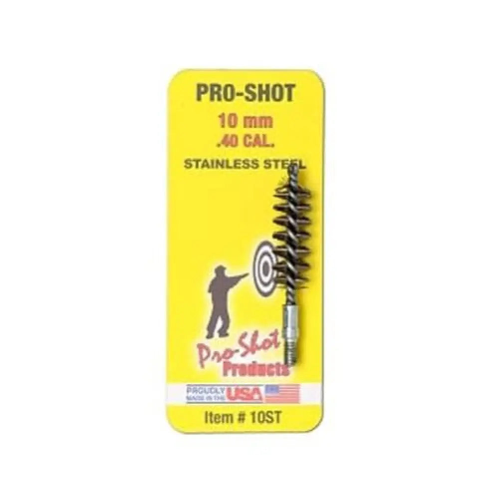 Pro-shot Products Cleaning Brushes Mops and Swabs Stainless Steel Pistol Bore Brush (8/32 Thread) 40/10mm Buy at Faith