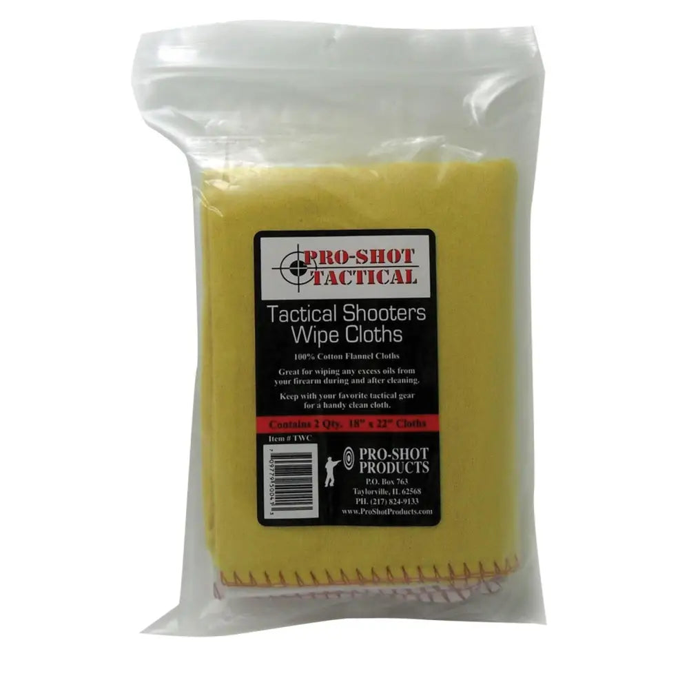 Pro-shot Products Cloths & Wipes Tactical Shooters Wipe Buy at Faith and Freedom Outdoors