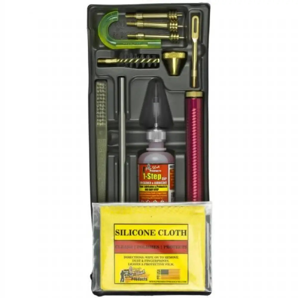 Pro-shot Products Gun Cleaning Kits Classic Box Kit Multi-caliber Pistol for.38 -.45 Cal Buy at Faith and Freedom