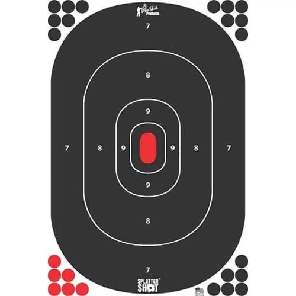 Pro-shot Products Paper Targets 12’’ x 18’’ Sileft Handouette Target Peel & Stick 5/ct Buy at Faith and Freedom Outdoors