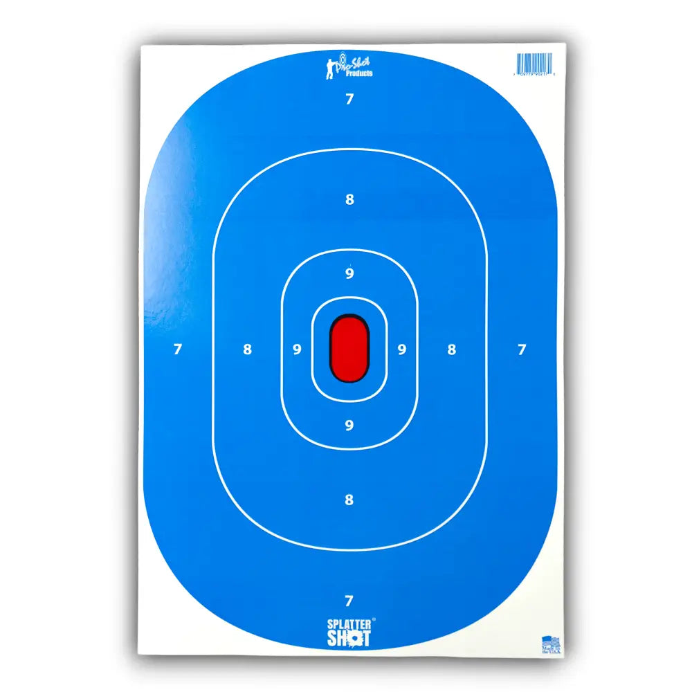 Pro-shot Products Paper Targets Splattershot Sileft Handouette Insert Target Hi-vis 12’’x18’’ 8/ct Buy at Faith