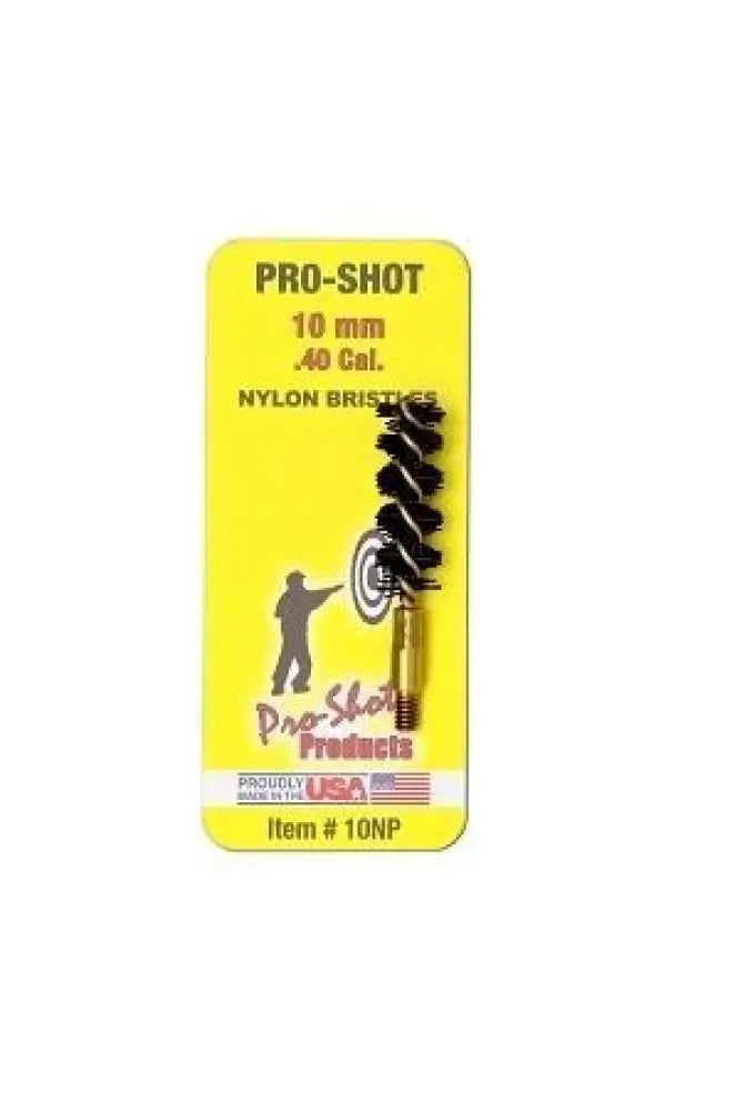 Pro-shot Products Shooting|cleaning Brushes Mops and Swabs Nylon Pistol Bore Brush with Brass Core 40 Cal/10mm Buy
